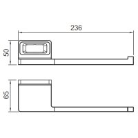 Держатель туалетной бумаги Gappo G30803-23