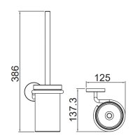 Ершик для унитаза Gappo G30710