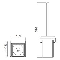 Ершик для унитаза Gappo G30810-9