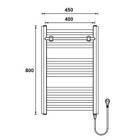 Полотенцесушитель электрический Gerhans K610845B-1