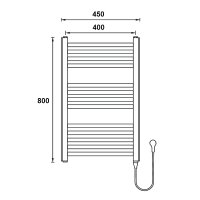 Полотенцесушитель электрический Gerhans K610845B