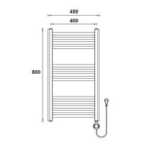 Полотенцесушитель электрический Gerhans K630845W