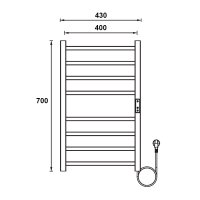 Полотенцесушитель электрический Gerhans K680743B