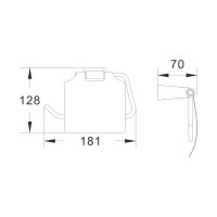 Держатель туалетной бумаги Shevanik SG5705H