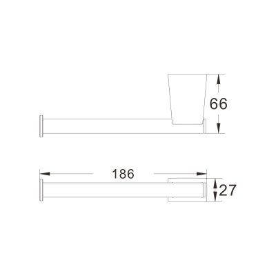 Держатель туалетной бумаги Shevanik SG5715T