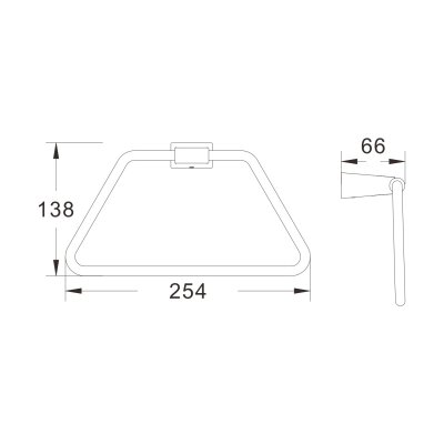 Полотенцедержатель Shevanik SG5706T