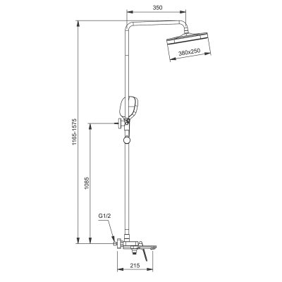 Душевая стойка Gappo G2428-9