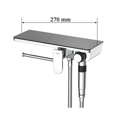 Смеситель с гигиеническим душем Gappo G7295-10