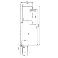 Душевая стойка Frap F2491-26