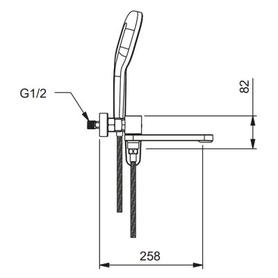 Смеситель для ванны Gappo G3210-9
