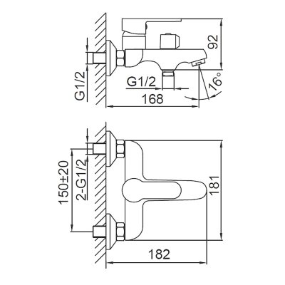 Смеситель для ванны Frud R32157