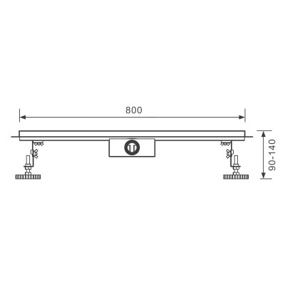 Душевой трап Raglo R653.80.05