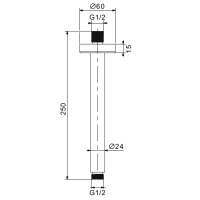 Кронштейн для верхнего душа Raglo R470.32.03