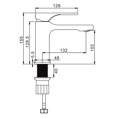 Смеситель для раковины Splenka S55.10.03