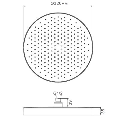 Верхний душ Raglo R452.09