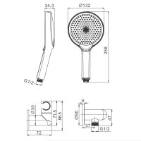 Душевой гарнитур Raglo R476.42