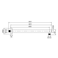 Кронштейн для верхнего душа Raglo R470.31