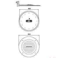 Верхний душ Raglo R452.04