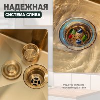 Мойка для кухни из нержавеющей стали Splenka S702.6050.03
