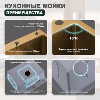 Мойка для кухни из нержавеющей стали Splenka S702.6050.03