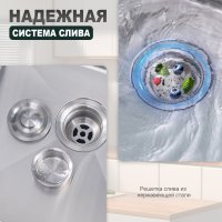 Мойка для кухни из нержавеющей стали Splenka S702.6050.05