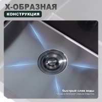 Мойка для кухни из нержавеющей стали Splenka S702.6050.09