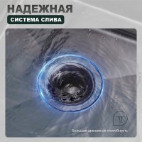 Мойка для кухни из нержавеющей стали Splenka S702.6050.09