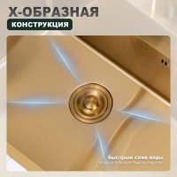 Мойка для кухни из нержавеющей стали Splenka S703.7050.03