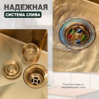 Мойка для кухни из нержавеющей стали Splenka S703.7050.03