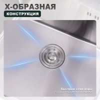 Мойка для кухни из нержавеющей стали Splenka S703.7050.05