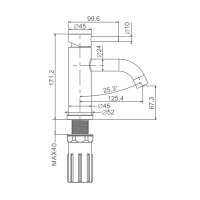 Смеситель для раковины Prohanss P31.10.05