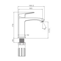 Смеситель для раковины Prohanss P60.10.03