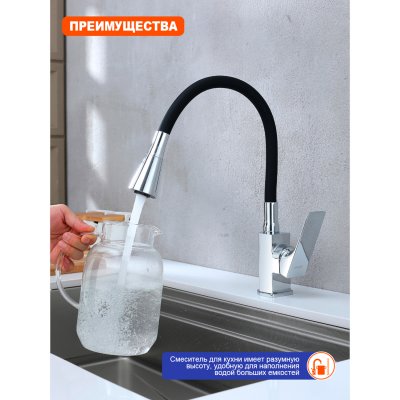 Смеситель для кухни Prohanss P61.4406