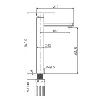 Смеситель для раковины Prohanss P30.15.05