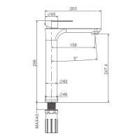 Смеситель для раковины Prohanss P35.15.05