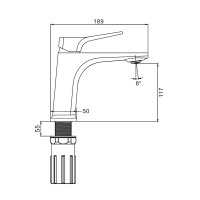 Смеситель для раковины Prohanss P62.10.03