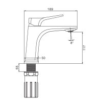 Смеситель для раковины Prohanss P62.10.09