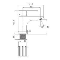 Смеситель для раковины Prohanss P64.10.08