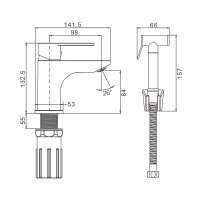 Смеситель для раковины Prohanss P64.12
