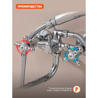 Смеситель для ванны Prohanss P11.22