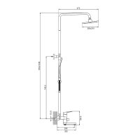 Душевая стойка Prohanss P60.24