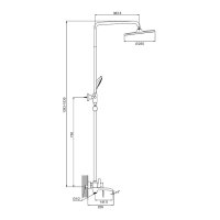 Душевая стойка Prohanss P61.24.03
