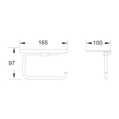 Держатель туалетной бумаги Shevanik SZ15G