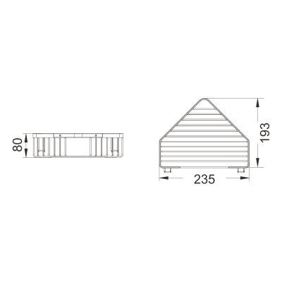Полочка для ванной Shevanik SW01C