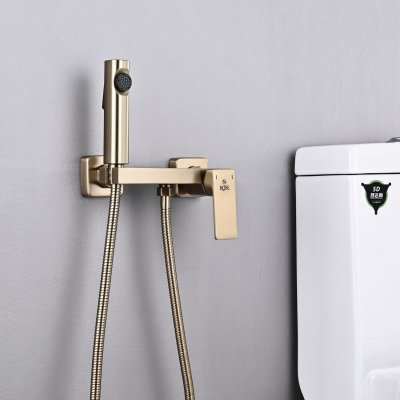 Смеситель с гигиеническим душем Rose R1805G-1