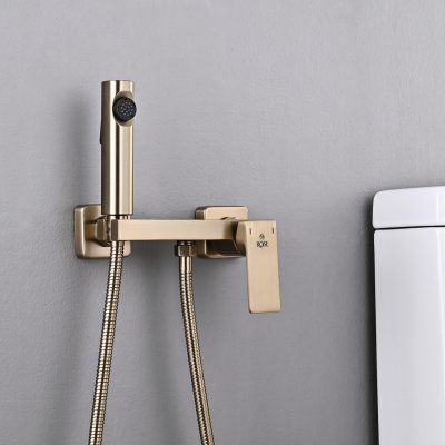 Смеситель с гигиеническим душем Rose R1805G-1