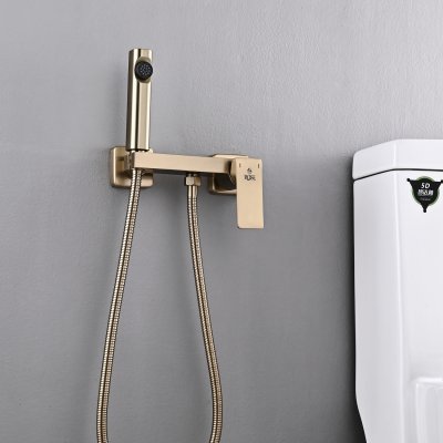 Смеситель с гигиеническим душем Rose R1805G-1