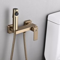 Смеситель с гигиеническим душем Rose R1805G-1