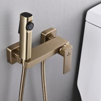 Смеситель с гигиеническим душем Rose R1805G-1