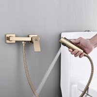 Смеситель с гигиеническим душем Rose R1805G-1